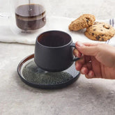 Karaca Galactic Single Tea Cup 300ML – Black |  153.03.06.7235